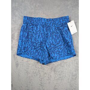 Nike Dri-FIT Youth Girls Shorts Size XL Blue Standard Fit Activewear Sports